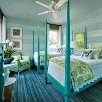 belle couleur chambre style tiffany