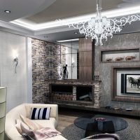 décor inhabituel du couloir dans l'image de style éclectique