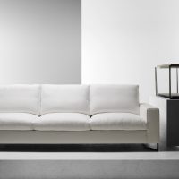 sofá brillante en el estilo de una foto de apartamento