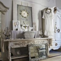 belle chambre design dans le style de photo shabby chic