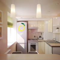 intérieur clair de cuisine beige de style provençal