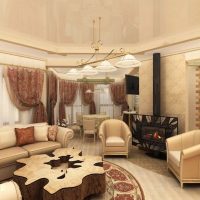 couloir intérieur inhabituel dans l'image de style éclectique