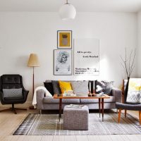 photo de chambre de style éclectique sombre