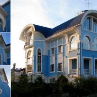 intérieur insolite d'une maison de campagne dans un style architectural photo