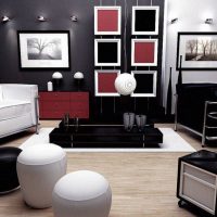 design de salon lumineux dans diverses couleurs image