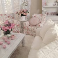 belle chambre intérieur dans le style de photo shabby chic