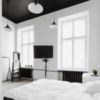 murs blancs en style scandinavie photo de la décoration de la maison