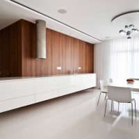 murs blancs dans la conception d'un appartement dans le style de la Scandinavie photo