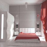 futurisme dans le décor du couloir en photo couleur vive