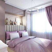 combinaison de couleur lilas à l'intérieur de la photo de la cuisine
