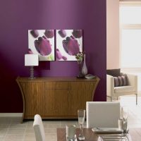 combinant lilas dans le style de la photo du salon