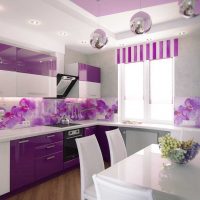 combinant lilas dans le style de la photo de la chambre