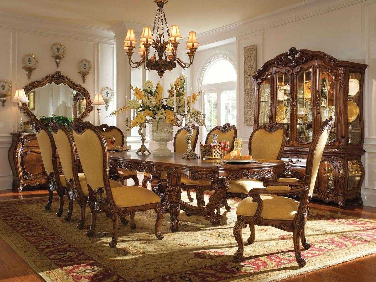 hermosa sala de estar de estilo rocco