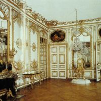 interior de la casa brillante en imagen de estilo rococó