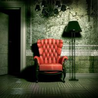 belle cuisine de style dans l'image de style grunge