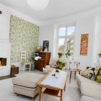 belle photo de décor d'appartement de style suédois