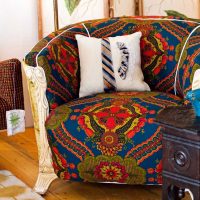 décor lumineux de la photo de couloir de style boho
