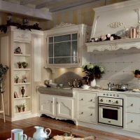 design lumineux de la cuisine de luxe dans l'image de style classique