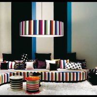 décor inhabituel de la cuisine dans le style de la photo d'avant-garde