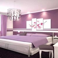 intérieur de la chambre lumineuse en violet
