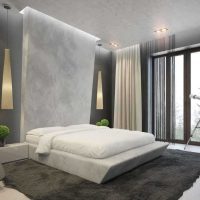 belle photo de chambre de style avant-gardiste