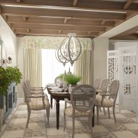 décor lumineux du couloir dans le style de la provence photo
