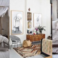 photo intérieure de couloir de style boho chic