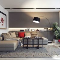 combinaison de rouge avec d'autres couleurs à l'intérieur de l'image du couloir
