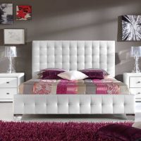 mobilier blanc lumineux à l'intérieur de la photo de la chambre