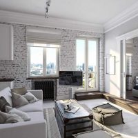 mobilier blanc clair dans le décor de la photo de la chambre