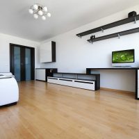 photo de mobilier de chambre blanc clair