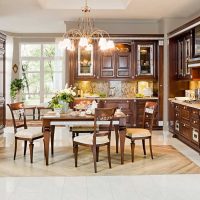 cuisine de luxe de style lumineux dans l'image de style art déco