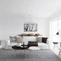 Photo de décor de salon de style suédois