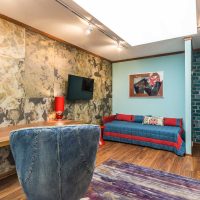décor d'appartement clair en photo de style grunge