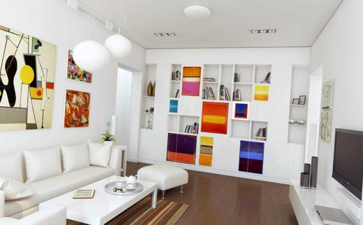 bel intérieur du salon au style avant-gardiste