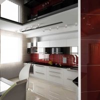 cuisine de luxe de style sombre dans l'image de style art déco