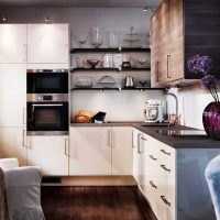 beau décor de cuisine de luxe en photo de style moderne
