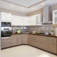 beau style de cuisine de luxe dans le style d'une image classique