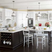 beau style de cuisine de luxe en photo de style art déco