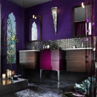 style de cuisine clair en photo violet