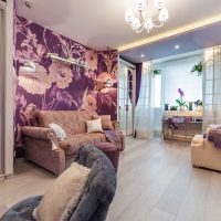 style de chambre lumineuse en photo couleur violet