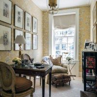 décor de couloir lumineux dans un style photo grunge