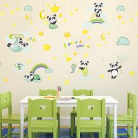 version de la décoration originale de la photo de la chambre des enfants