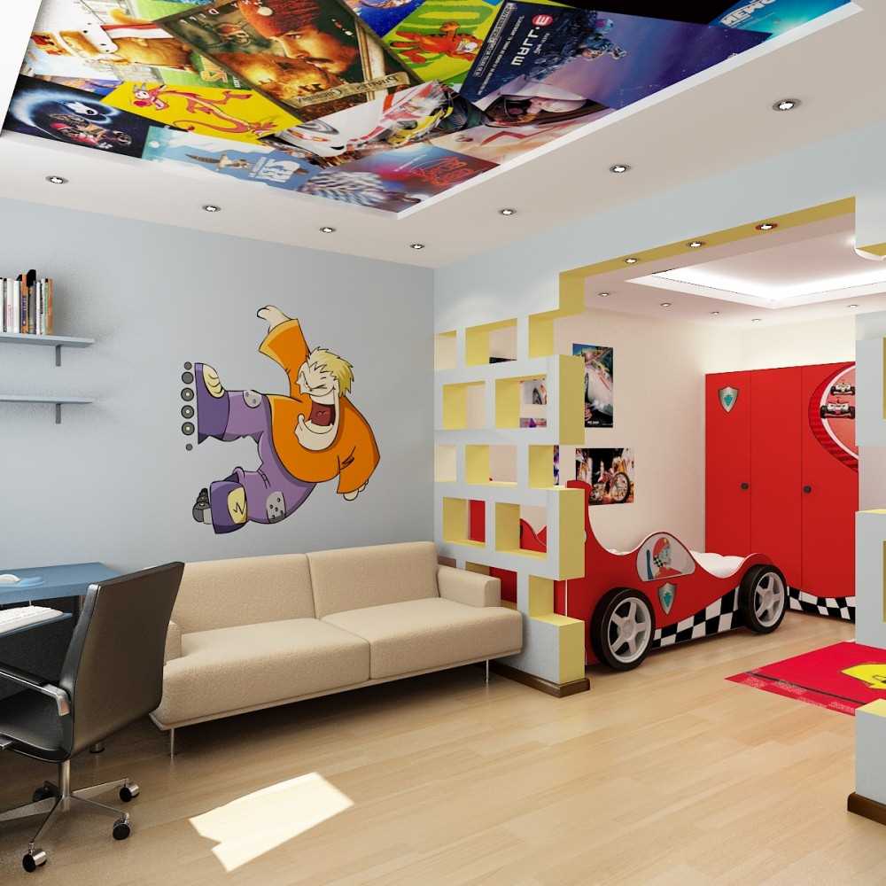 version de la décoration originale de la chambre des enfants