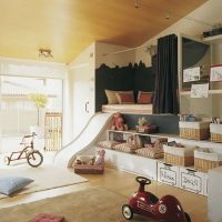 version d'une belle décoration d'une photo de chambre d'enfant