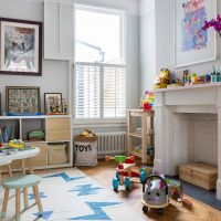 version du décor original de la photo de la chambre des enfants