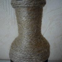 variante de décoration chic de bouteilles de champagne avec photo ficelle