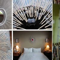 idée de bricolage d'une décoration de chambre chic avec une image d'arbre