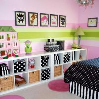 version du décor lumineux d'une photo pour enfants