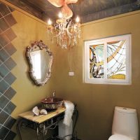 fusion de vitraux à l'intérieur de l'appartement photo